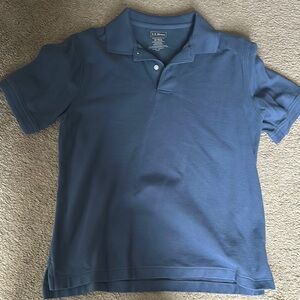 L.L. Bean Blue Polo Shirt